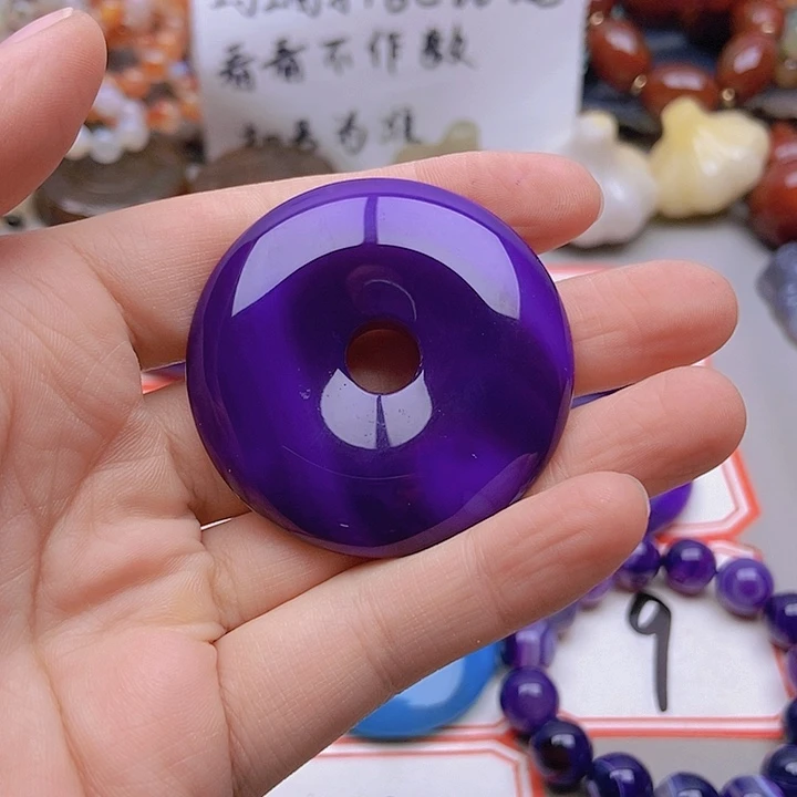 【闪购商品】未镶嵌玛瑙/玉髓珠宝半成品延****啡