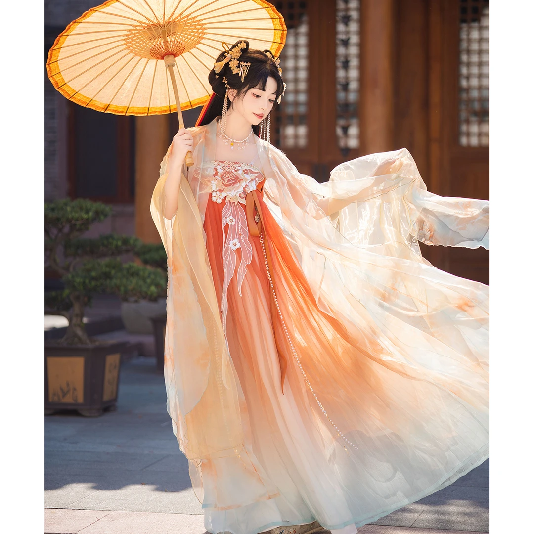 阳阳屿舟记【花神物语】重工刺绣齐胸裙原创汉服