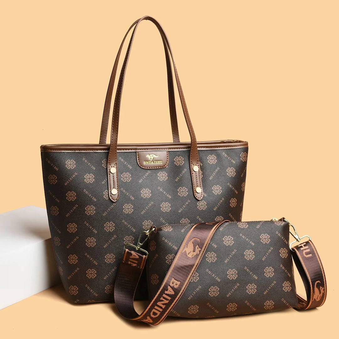 新款时尚百搭潮流女包单肩斜挎包8534四棕