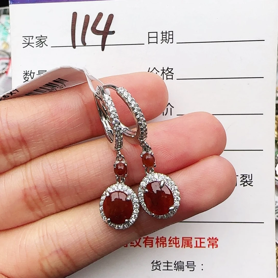 银S925镶嵌戒指翡翠戒指