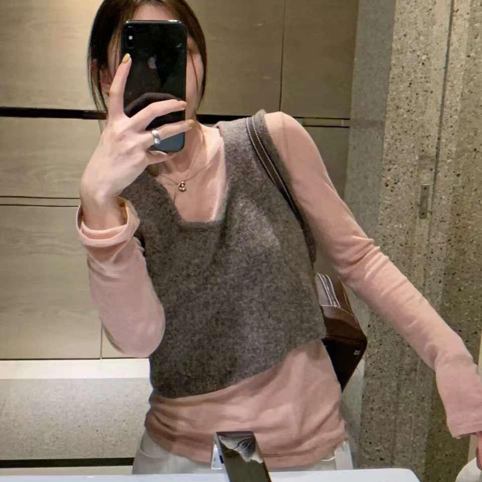 打底毛衣两件套58779