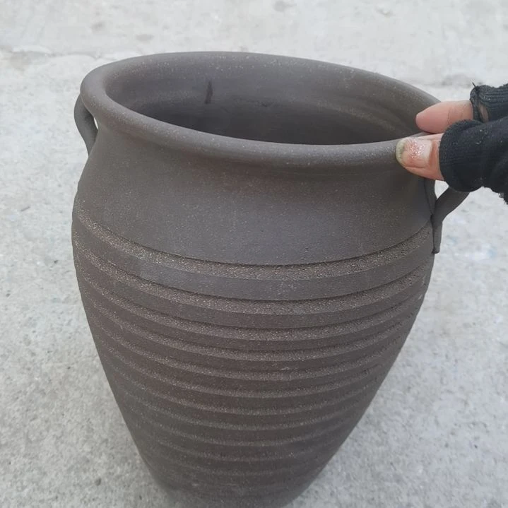 红陶20/27瑕疵底部烧裂