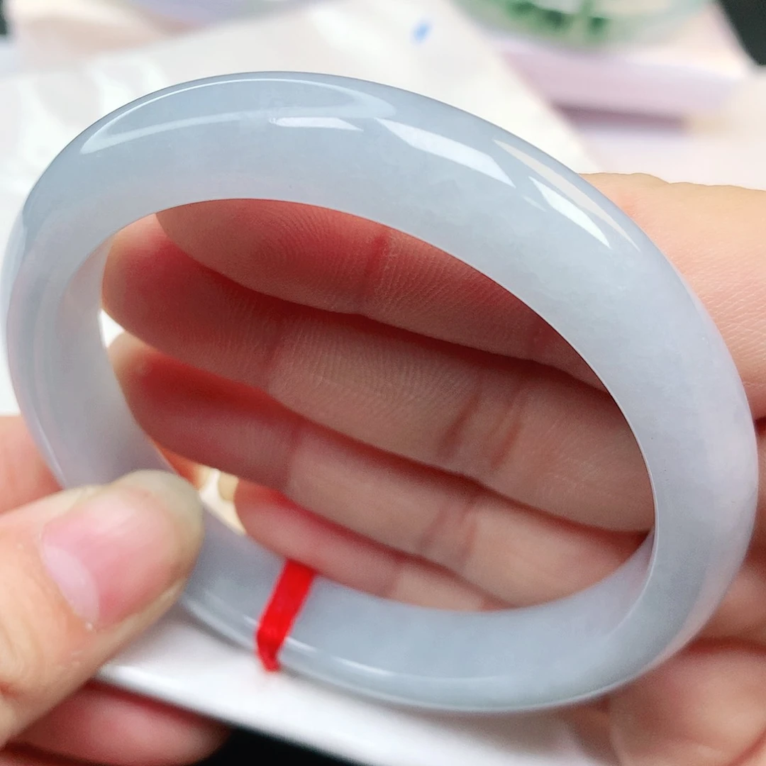 未镶嵌手镯翡翠纯天然A货翡翠老坑茄紫150号