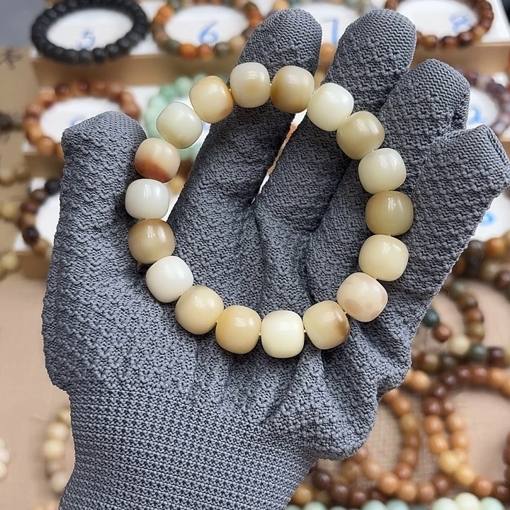 手串菩提根/象牙果卡14干磨小桔灯