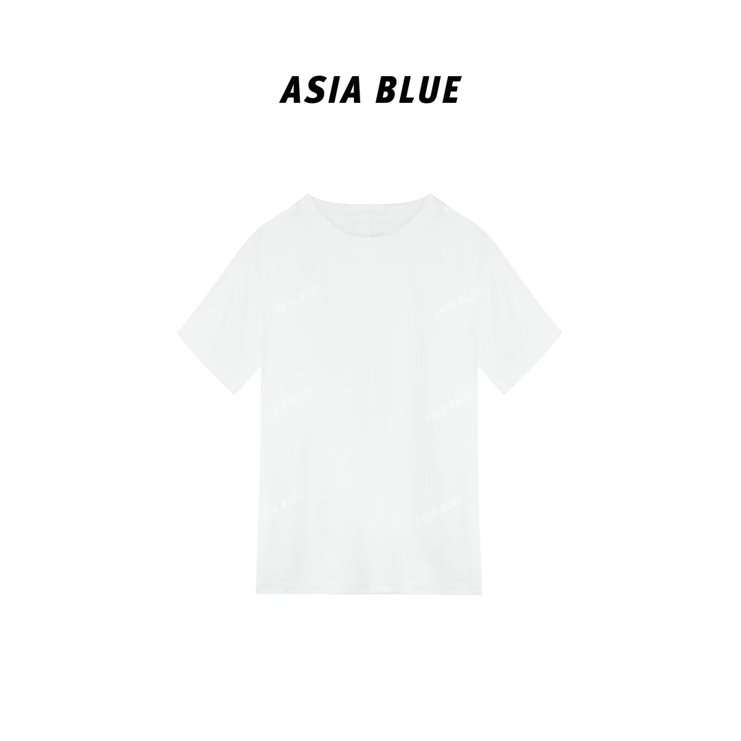 【Together】·  ·2025春季新款圆领百搭净色正肩短袖T恤2403