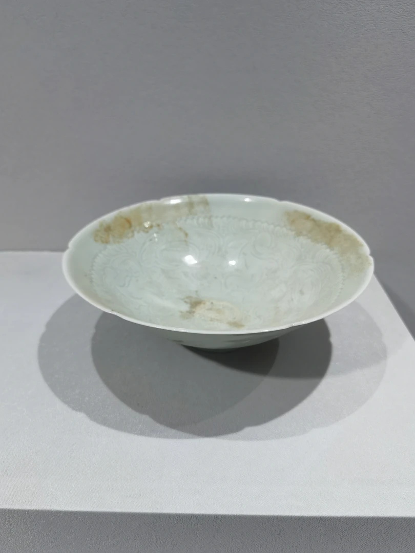 影青青白釉耸立盏复古手工韵味十足