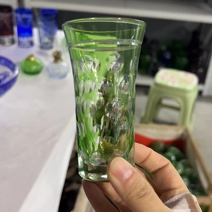 平底款水晶玻璃微瑕一个