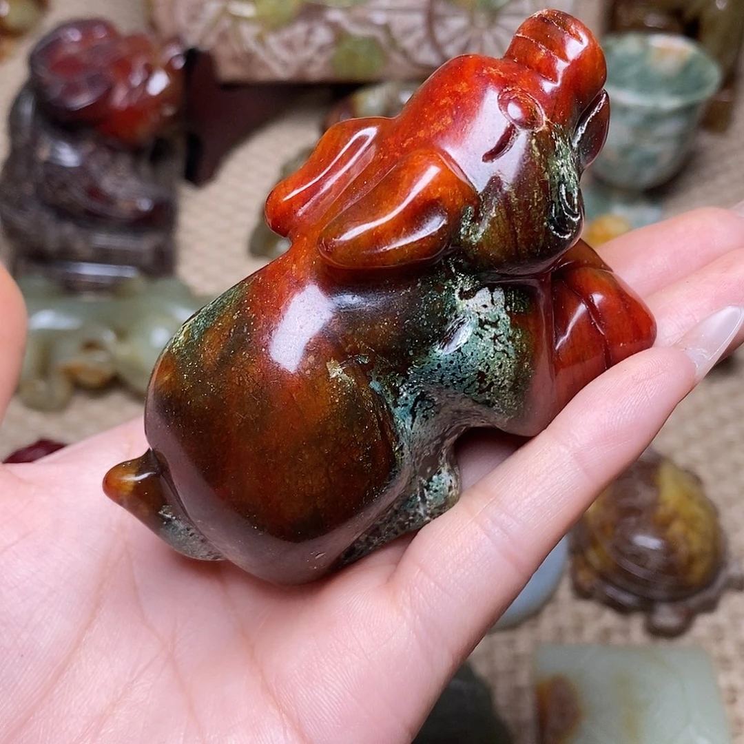 未镶嵌蛇纹石玉颈饰