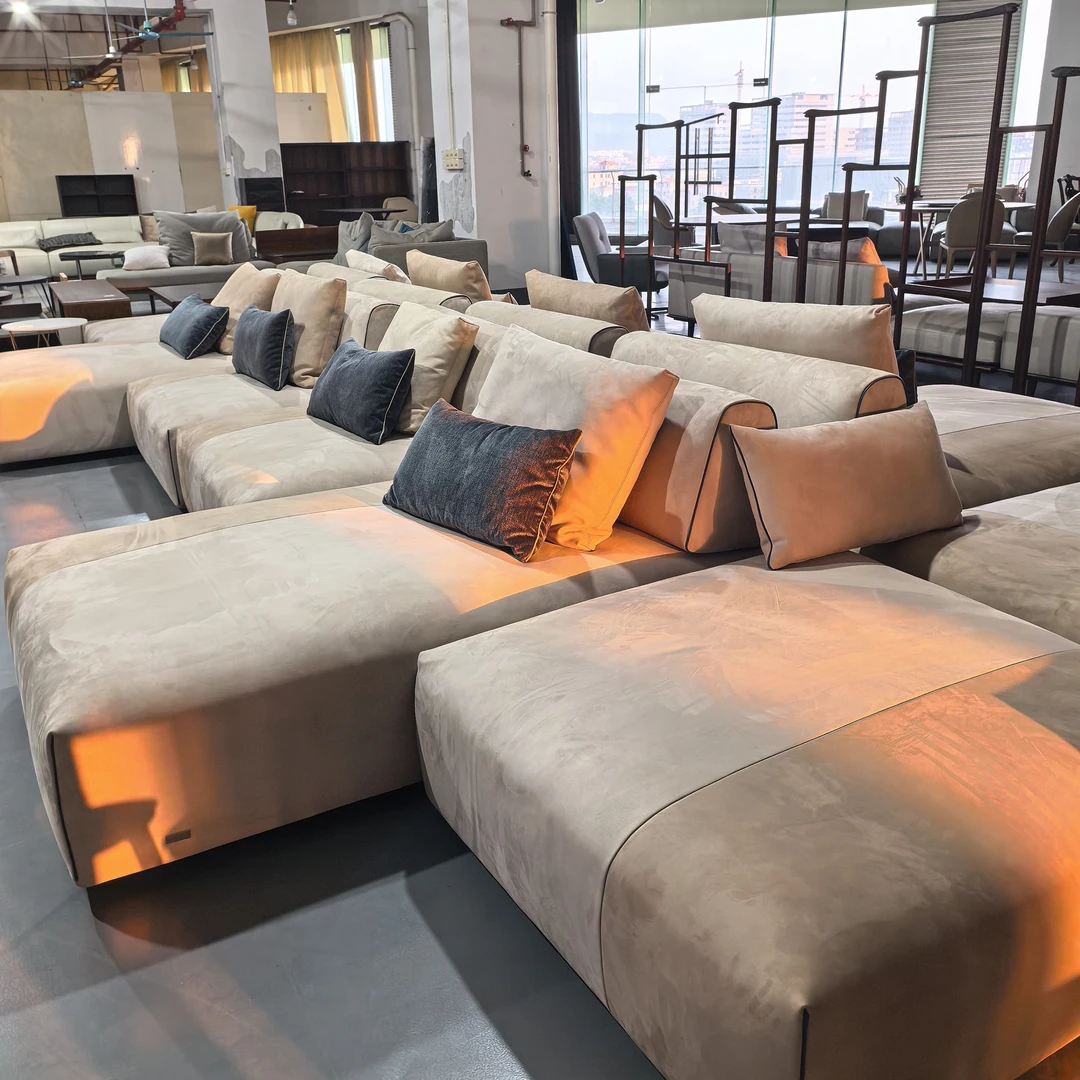 楷模-客厅沙发皮岛屿沙发1750*1130*400   1100*1100*400