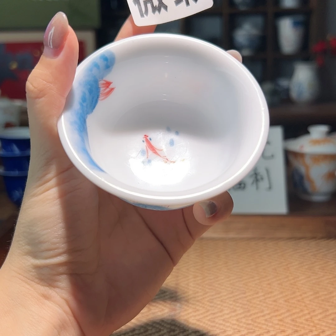 【闪购商品】微瑕 手绘 压手杯