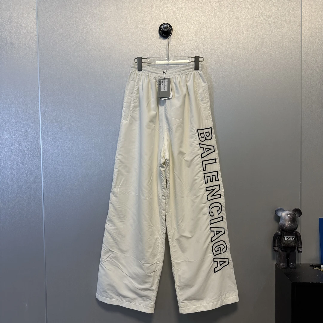 全新未使用 Balenciaga/巴黎世家 SS24字母印花休闲裤