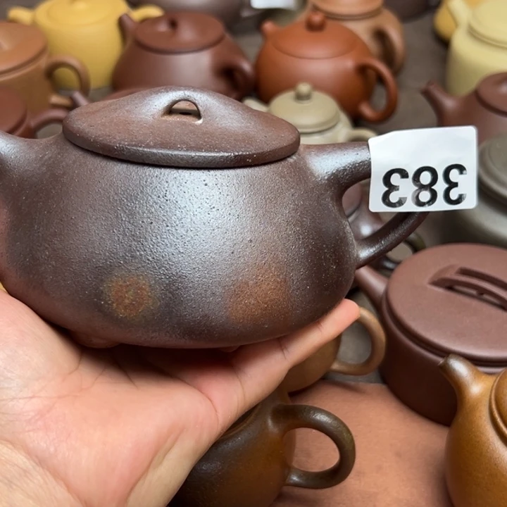 李***6茶壶紫砂紫泥半手工550cc左右瑕疵