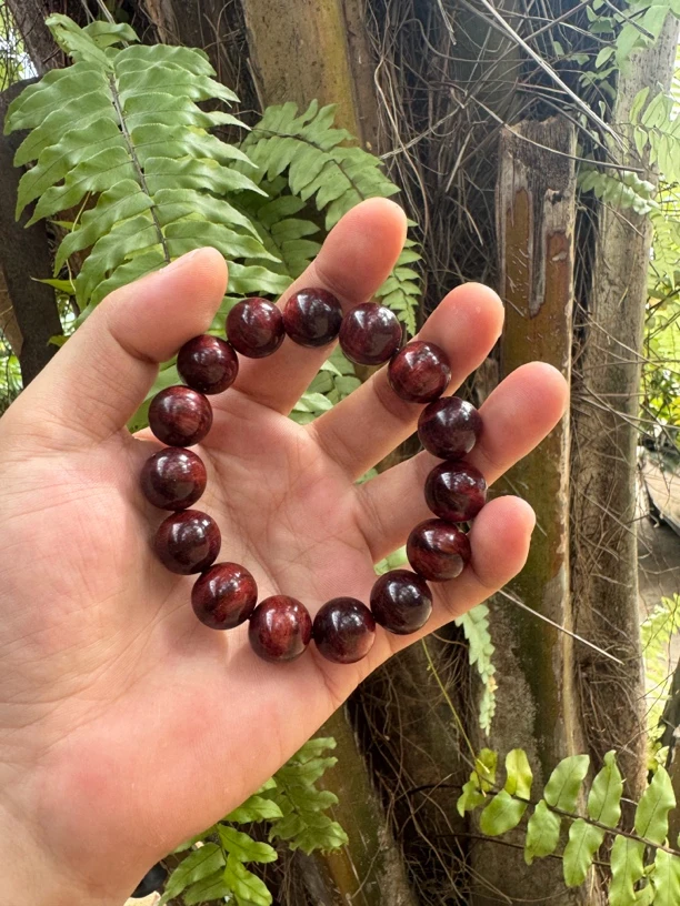 海南黄花梨1.5紫油梨手串（多样发一）