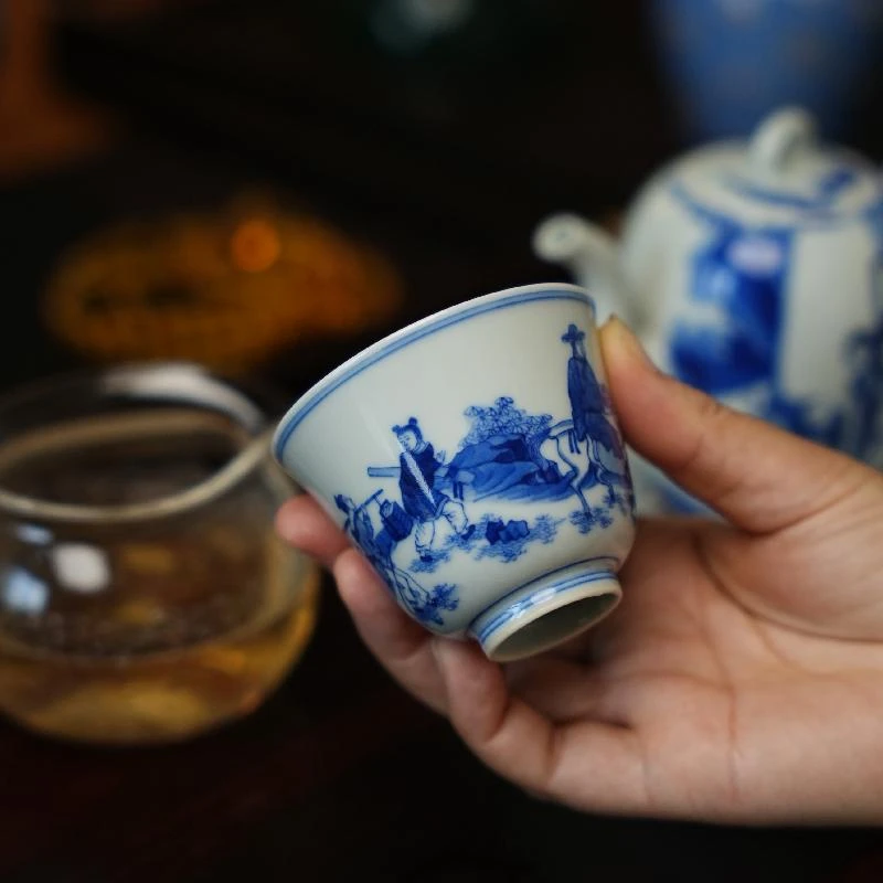 青履茶器春游晚归图【直播间同价】