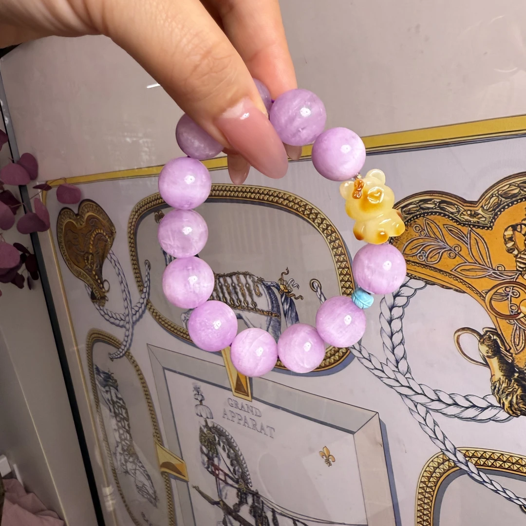 14或15mm紫锂辉蜜蜡