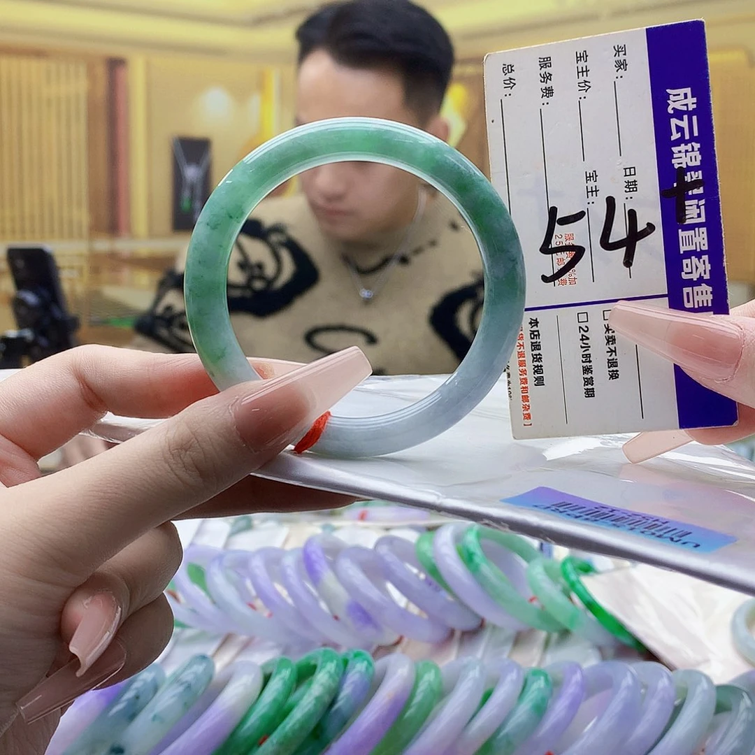 翡翠未镶嵌手镯nn