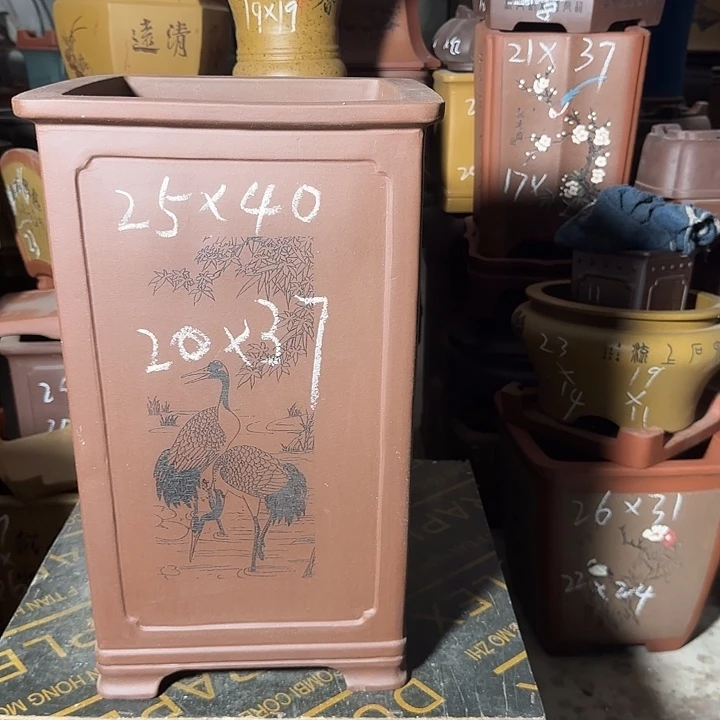 紫砂花盆紫砂花盆