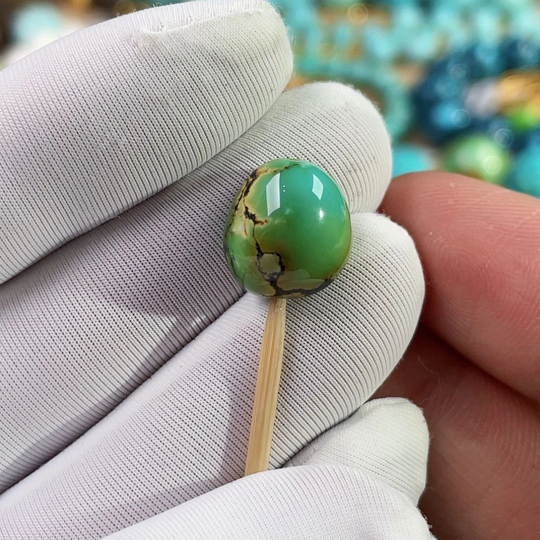 绿松石未镶嵌珠宝奇石11mm