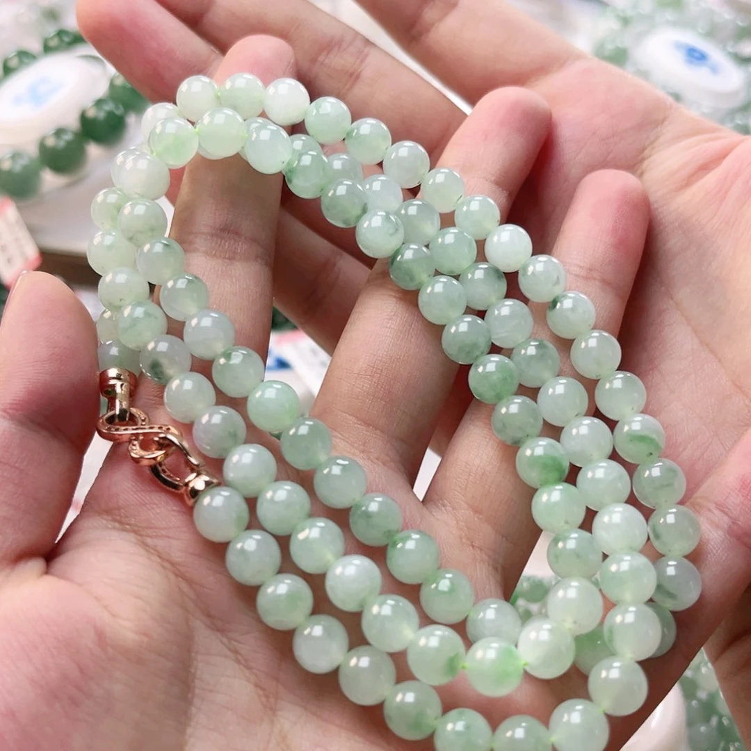未镶嵌手链翡翠珠链