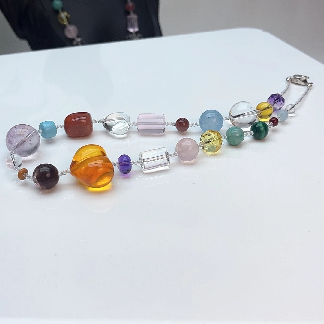 未镶嵌手链水晶项链多宝3