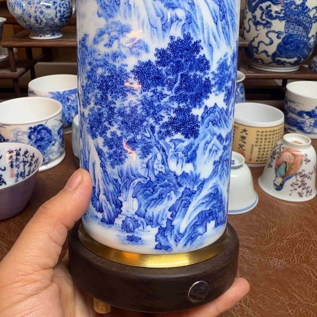 陶摆件今天晚上的月亮很圆