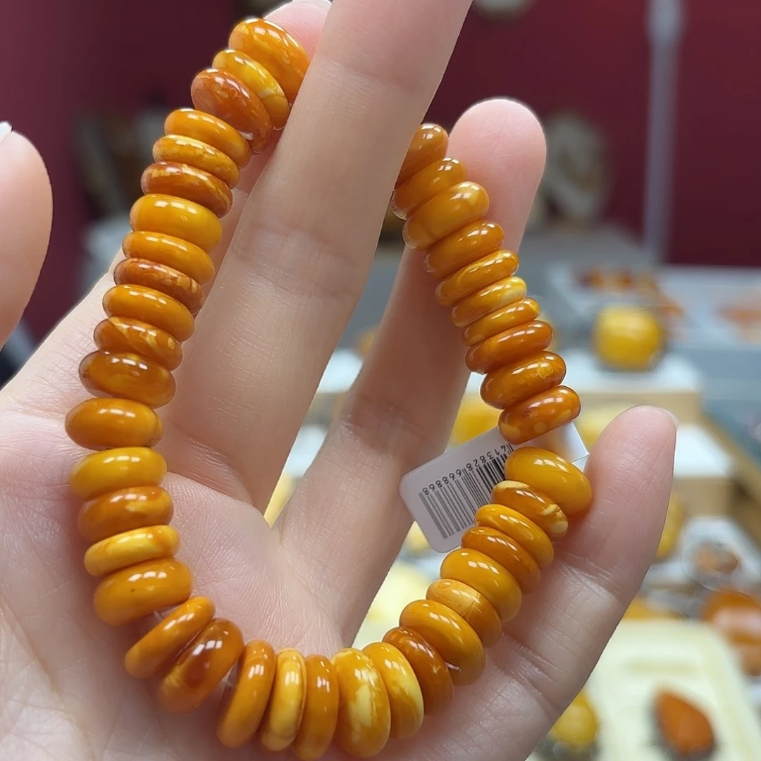 未镶嵌蜜蜡手链手串