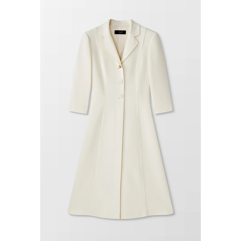 FALEMIG-萝家秋冬简约收腰A字裙连衣裙Y03600