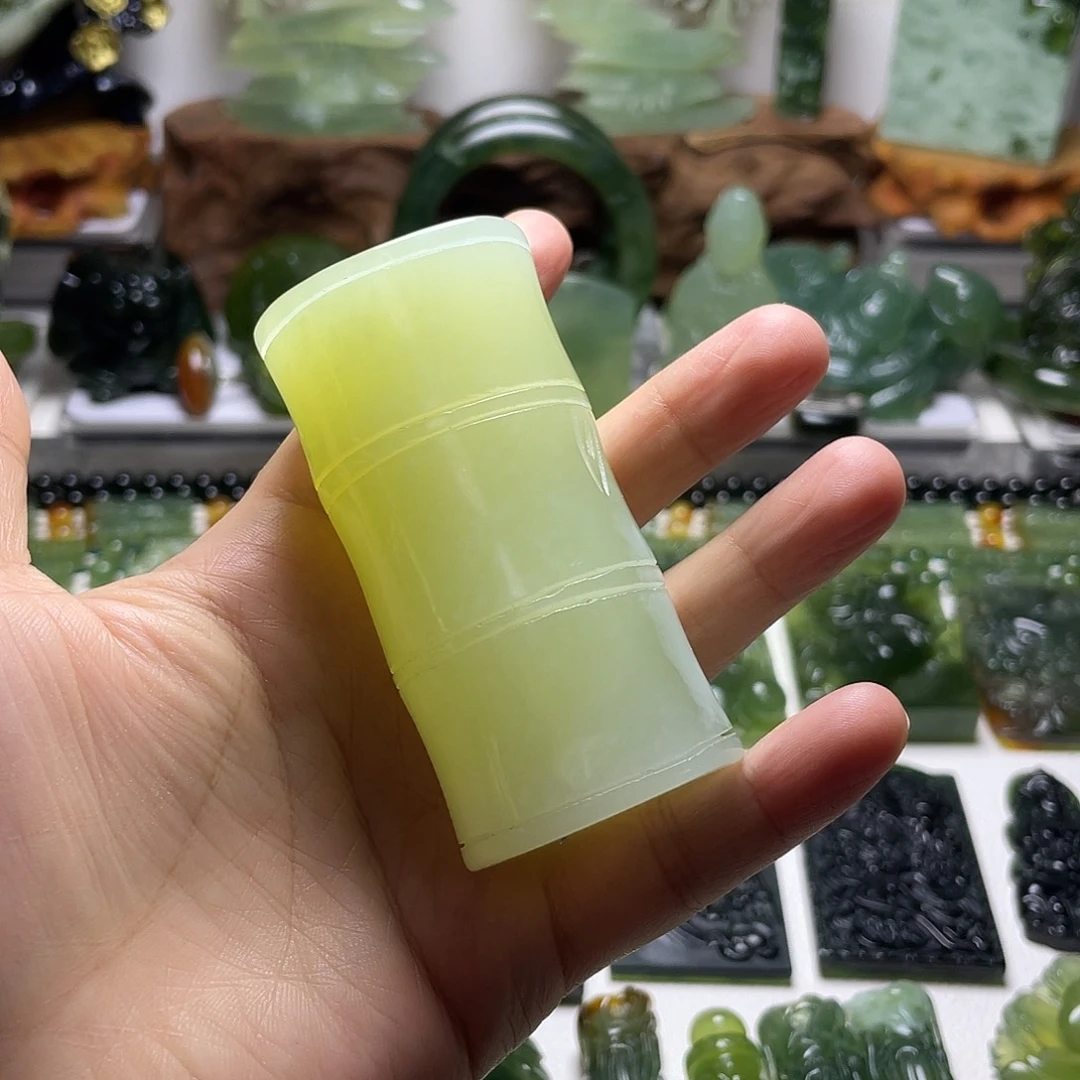 未镶嵌蛇纹石玉手把