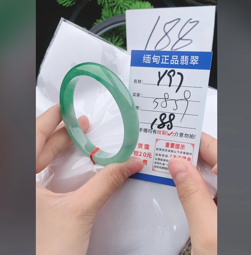 Y97【正品 缅甸翡翠】实物以直播间为准微色差