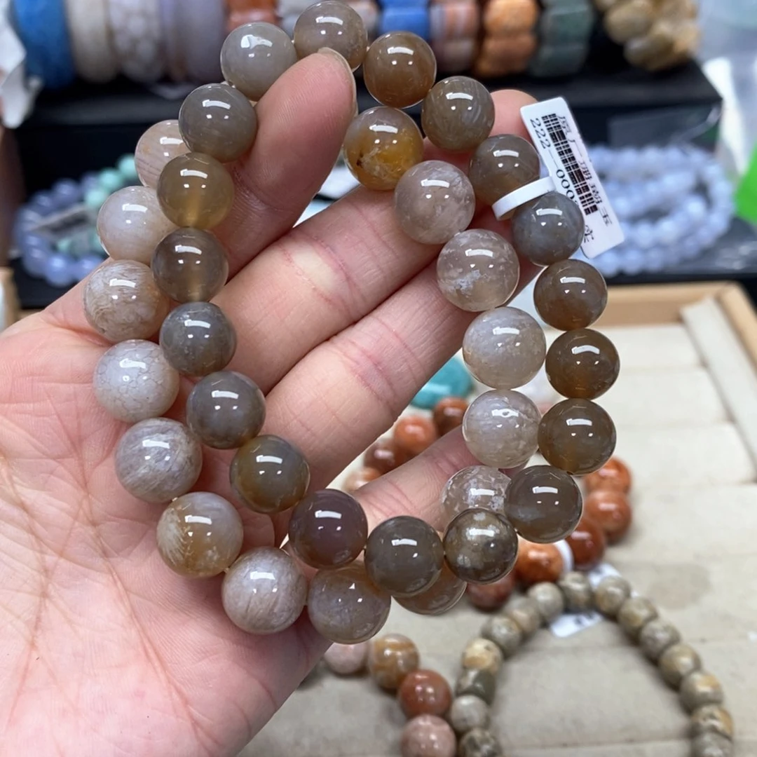 硅化珊瑚（珊瑚玉）手链未镶嵌9*9098