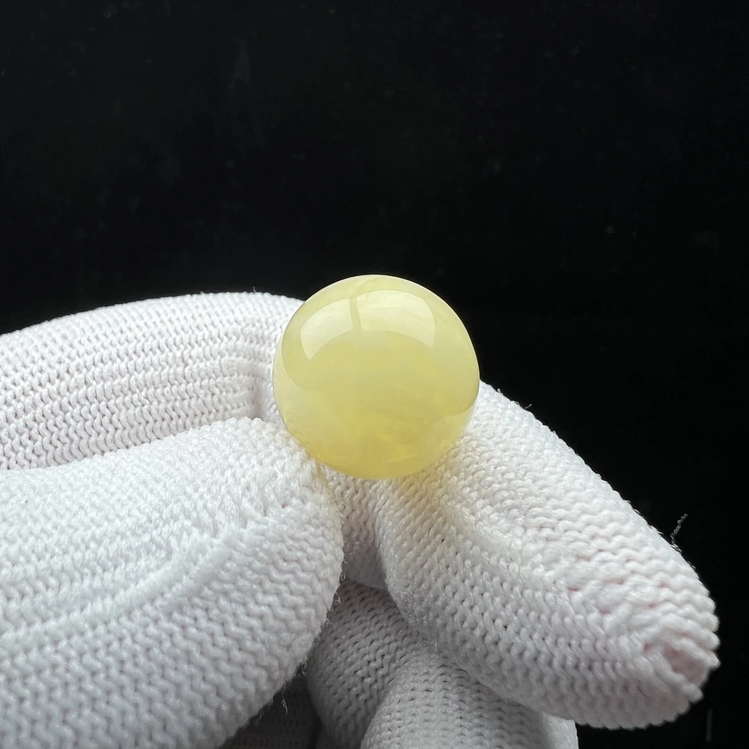 A2909天然蜜蜡制品 圆珠14.9mm一物一图假一罚十