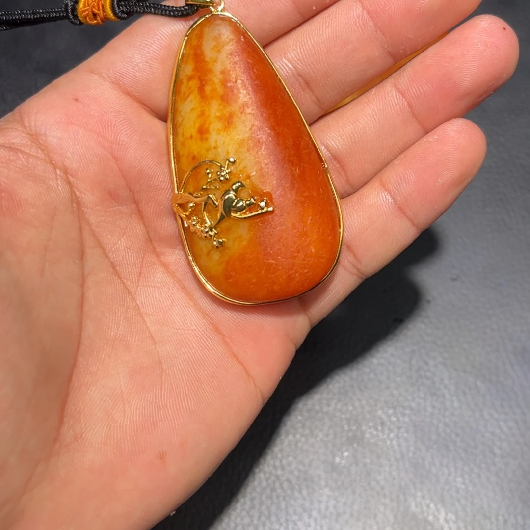 未镶嵌和田玉挂件老*
