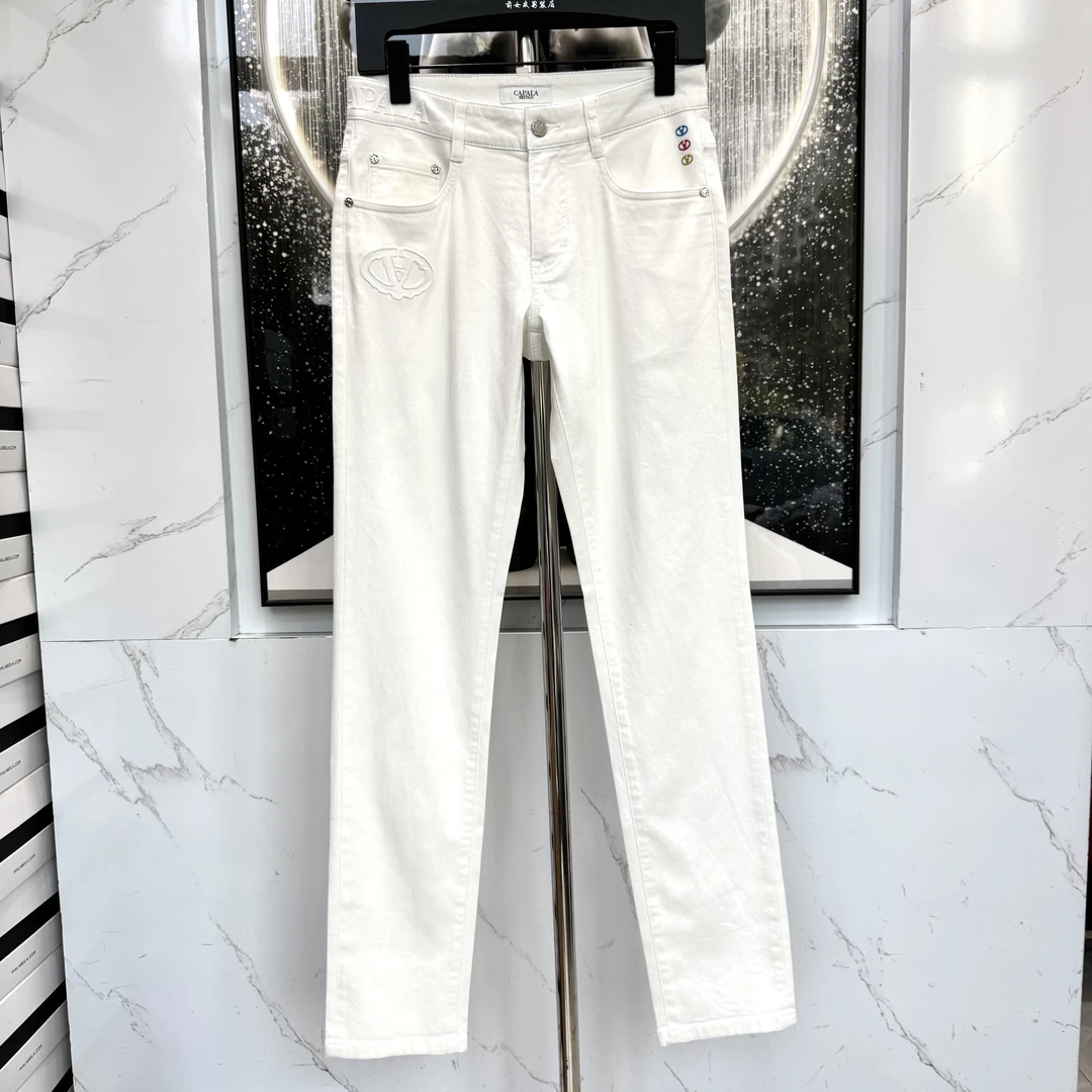 【卡铂拉牛仔裤】新款春夏休闲时尚百搭舒适直筒男士潮流弹力1008