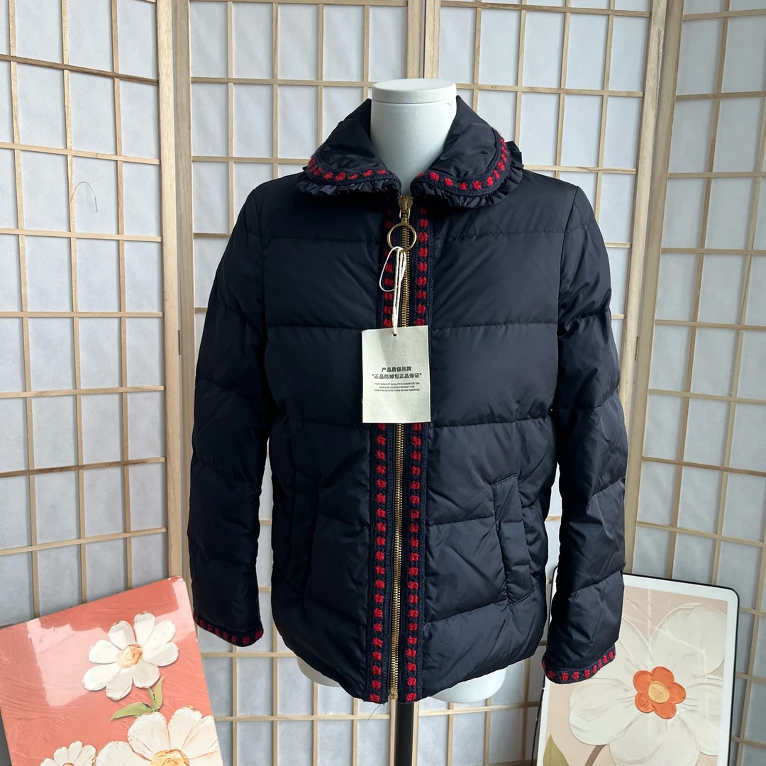 99新 GUCCI/古驰 T29 Gucci 蓝色 羽绒服 99新 肩宽40 胸围100