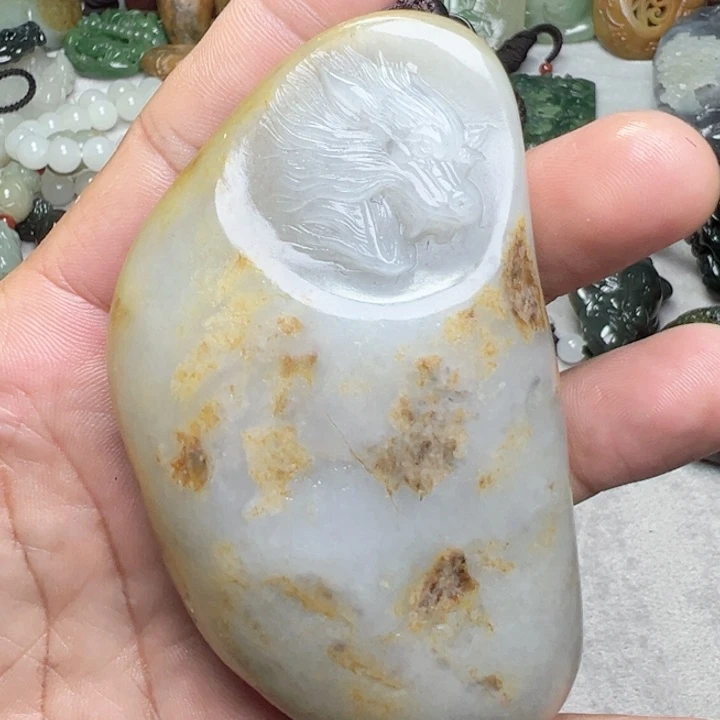 和田玉把件未镶嵌