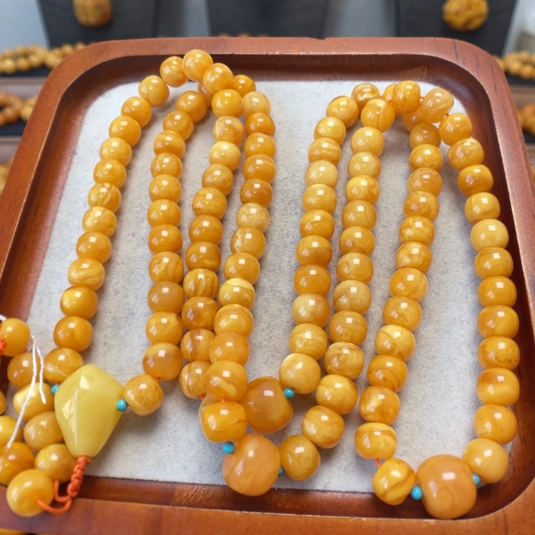 蜜蜡未镶嵌手链蜜蜡