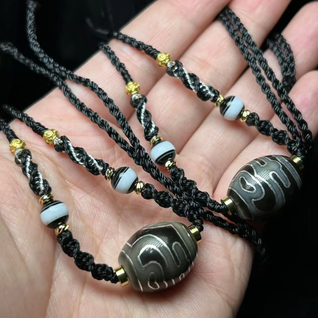 【曹美丽精选】H70484-玛瑙DIY脖挂（宝瓶）-多样性发其一-16*19mm