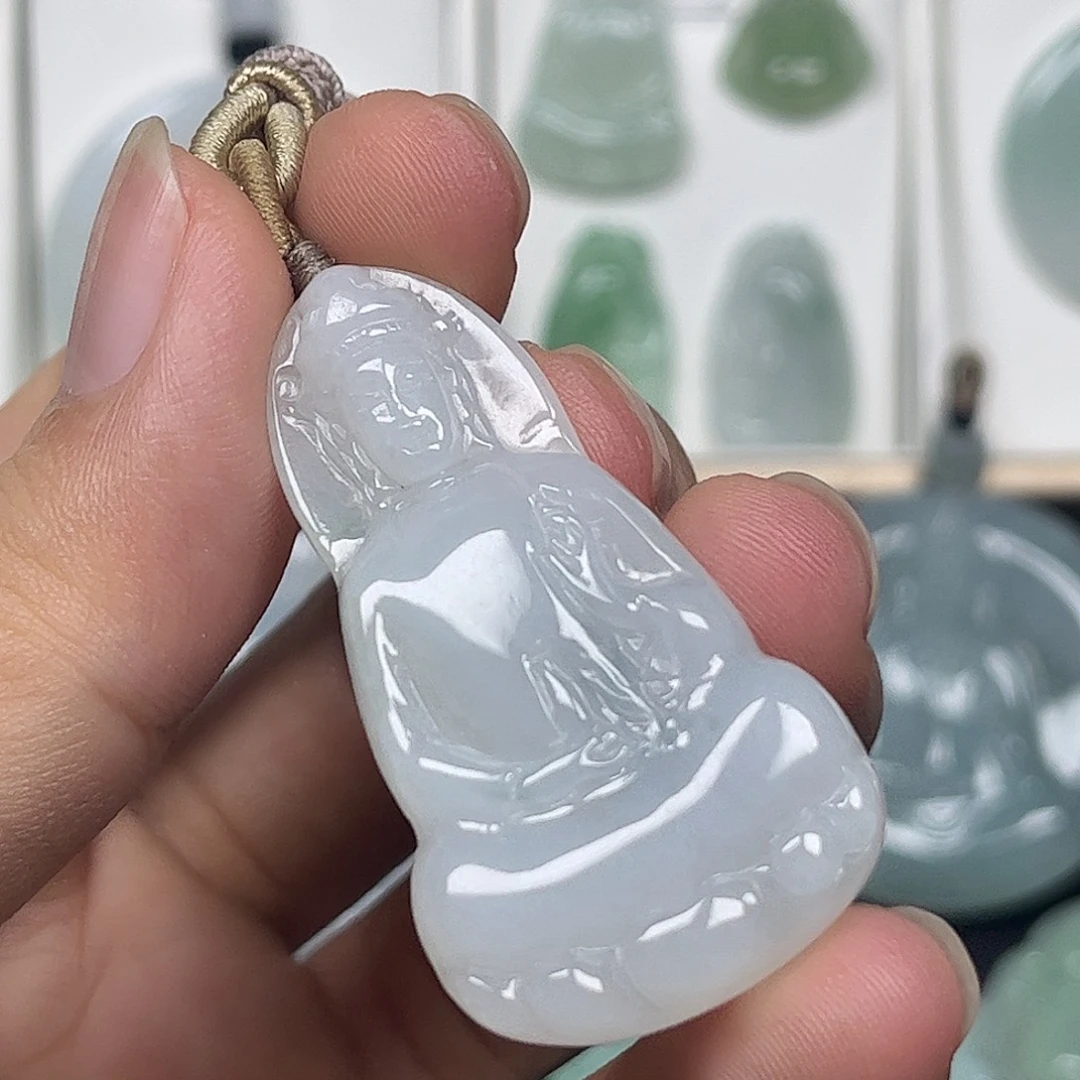 颈饰未镶嵌翡翠缅甸翡翠