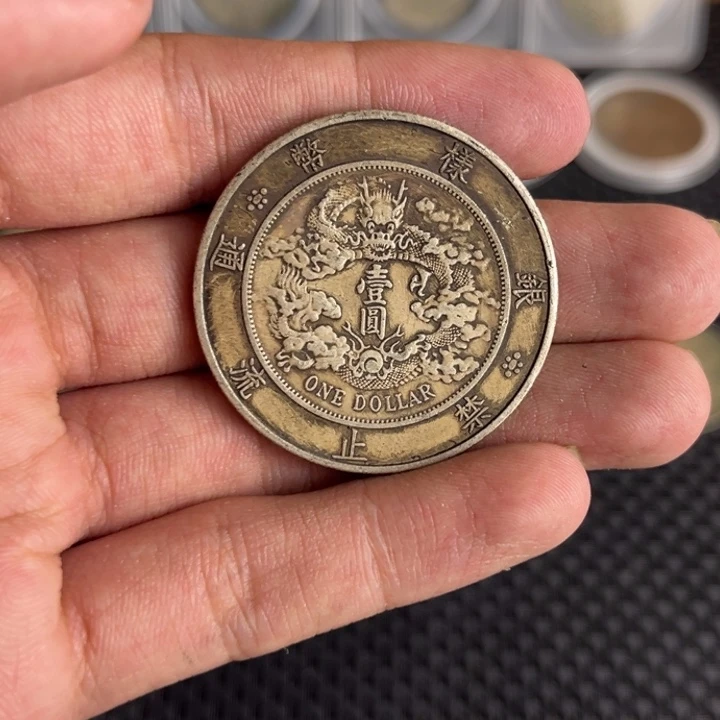 金属大头龙洋船洋工艺品