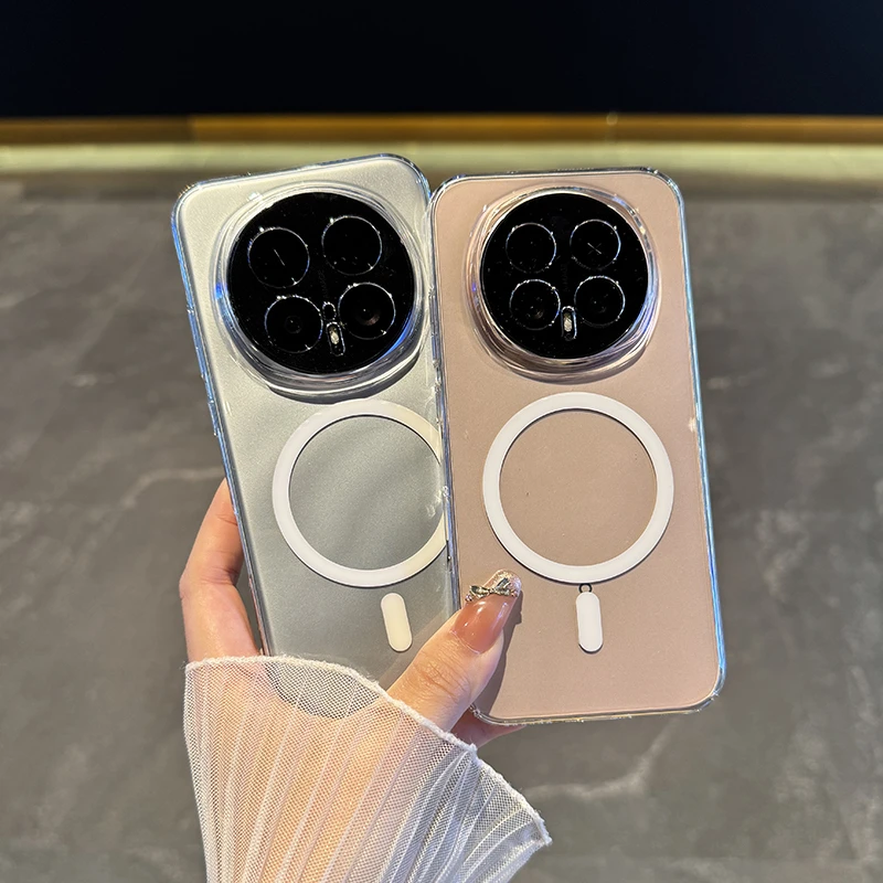 适用于荣耀magic8手机壳新款高透全包8pro磁吸magic7简约7pro硬套