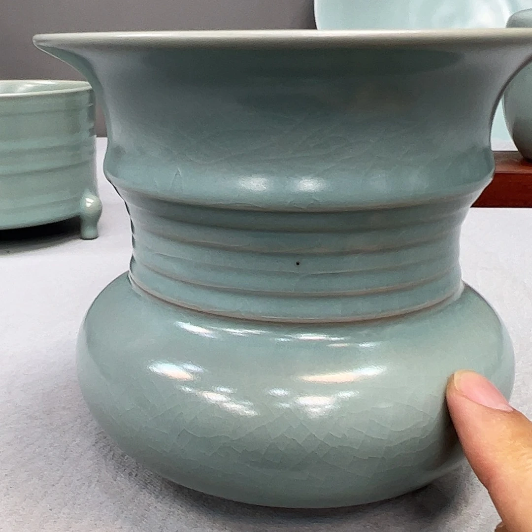 杯清凉寺原产地汝瓷微矿斑