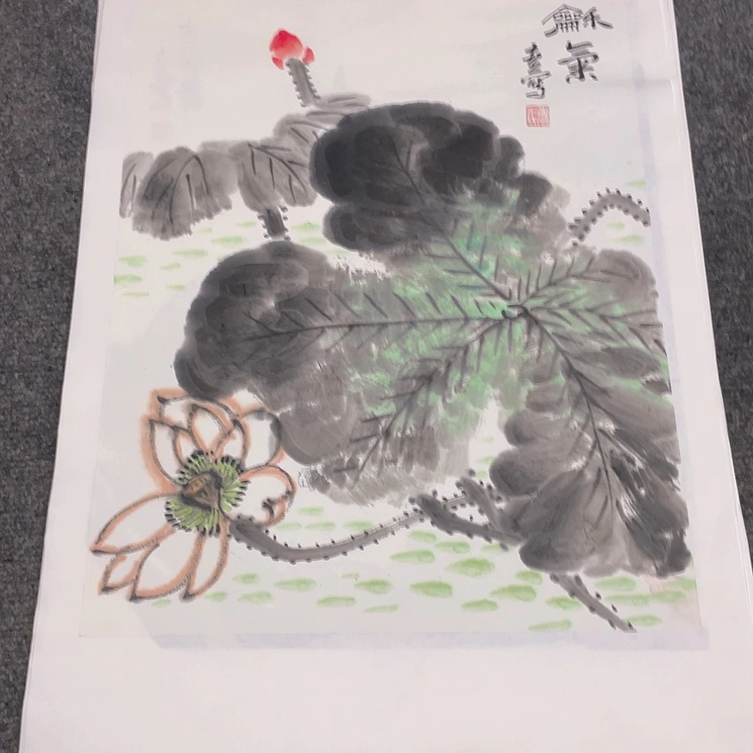 国画1.4平尺纯手绘国画作品