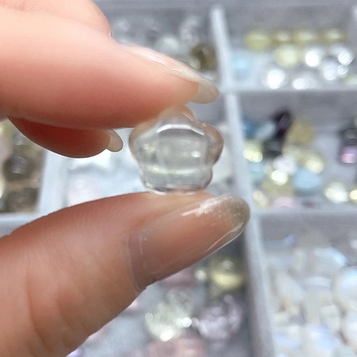未镶嵌珠宝半成品黄晶3114