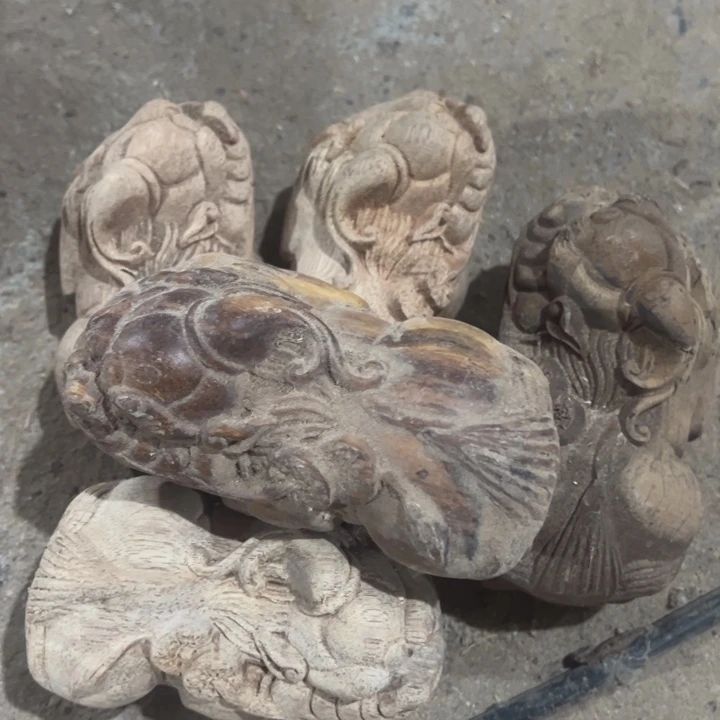 木花梨木貔貅白胚5个