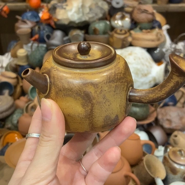 柴烧老岩泥高端茶器
