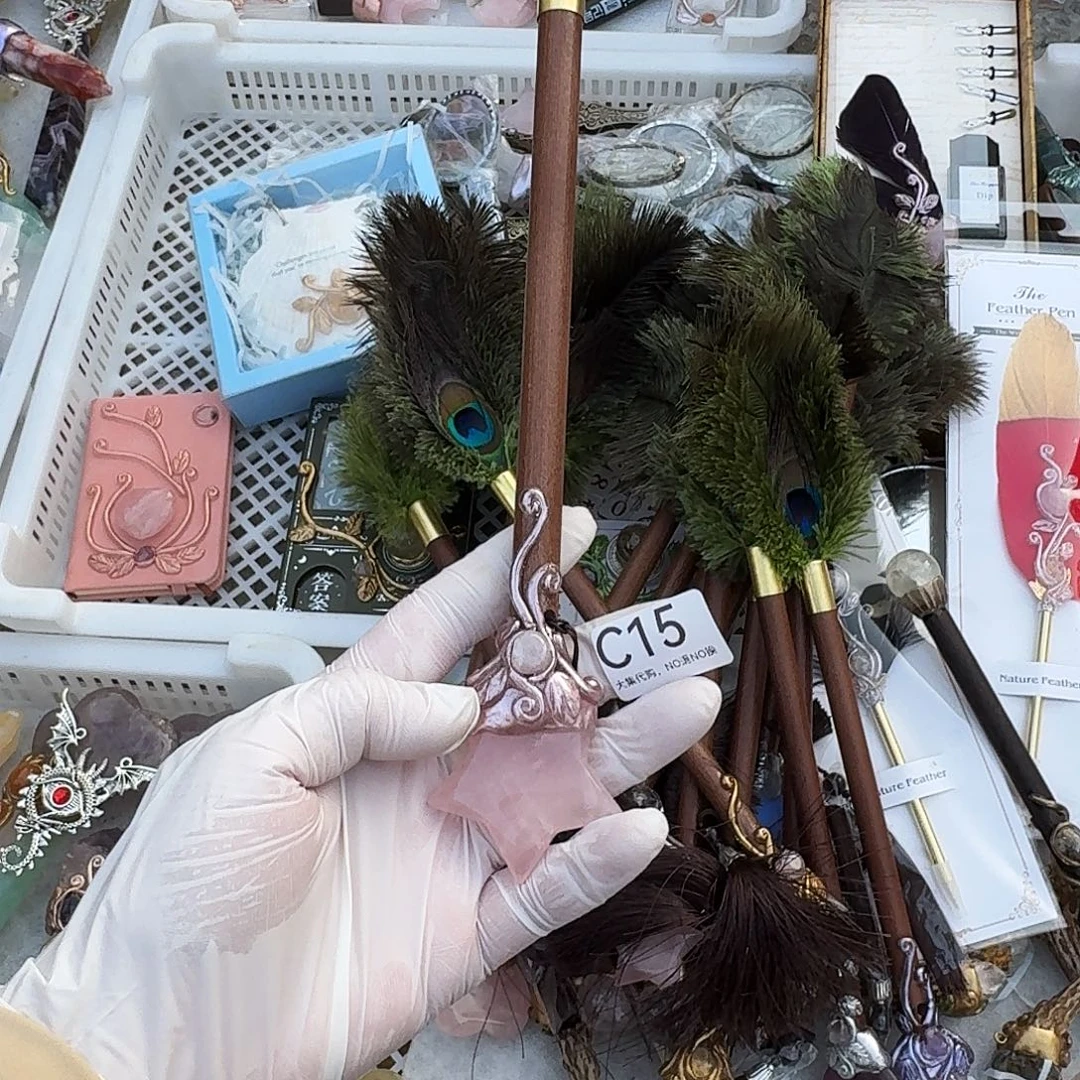 上***祥未镶嵌颈饰烟晶15