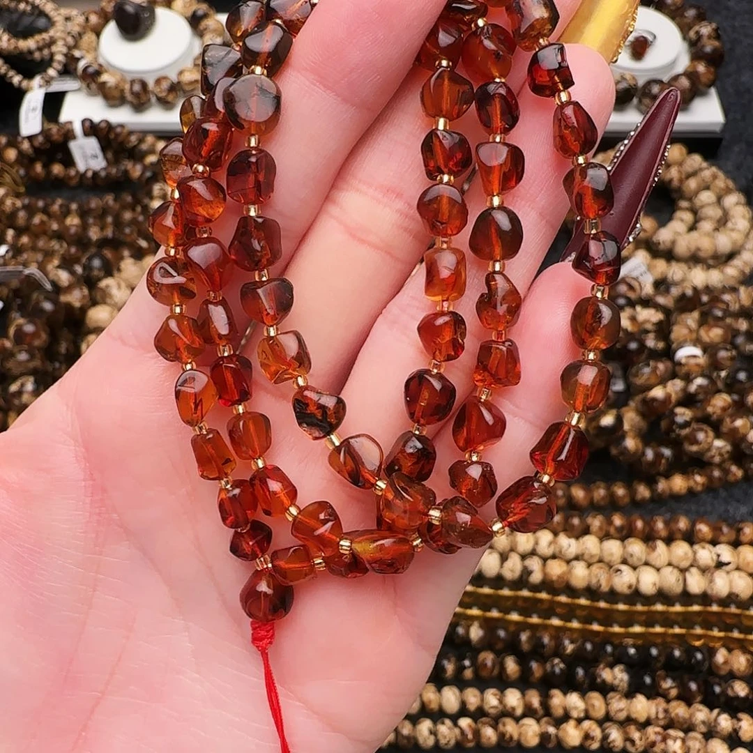 琥珀未镶嵌手链抚顺琥珀