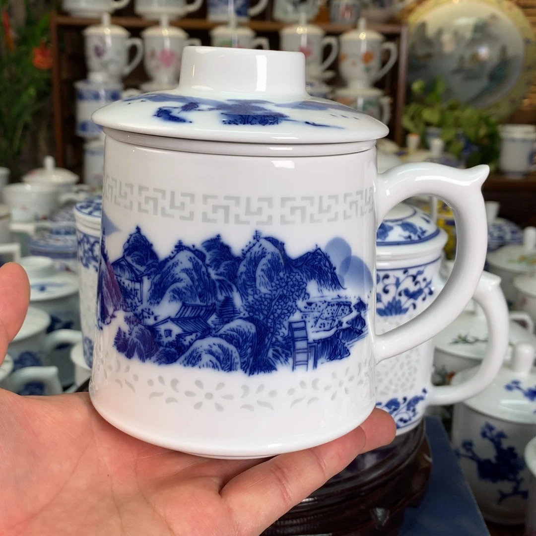 大*景德镇陶瓷高温办公杯