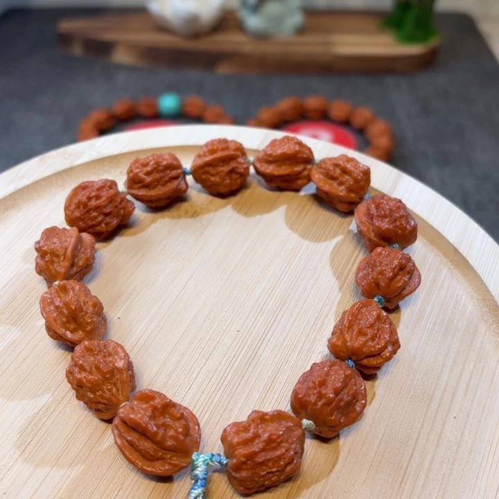 文玩核桃手串小金蟾