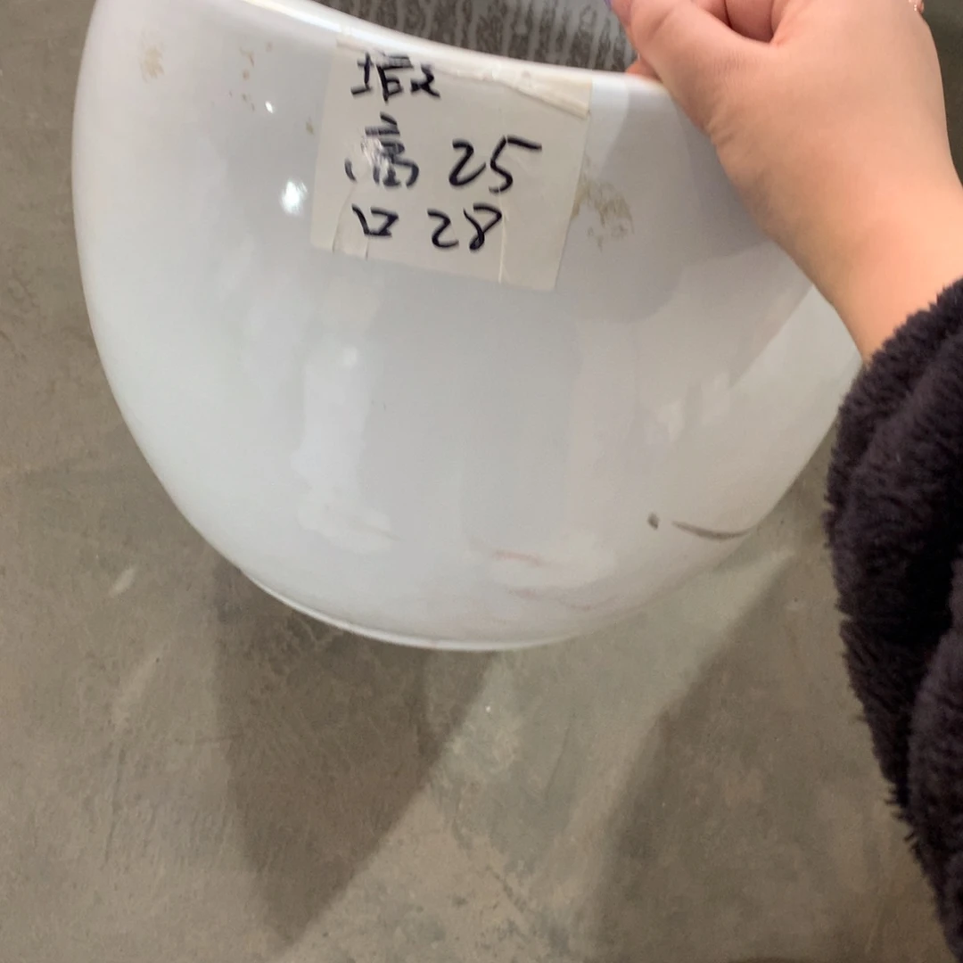 微瑕高温陶瓷花盆